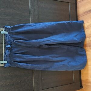 Girls Nordstrom Corduroy Paperbag Waist Wide-leg Pants (size 10/12)